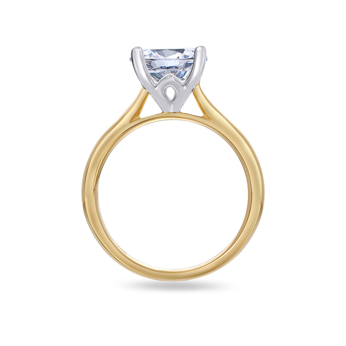 Oval Solitaire 2.5ct Natural Diamond Ring