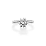1.5ct Round Natural Diamond Solitaire Ring