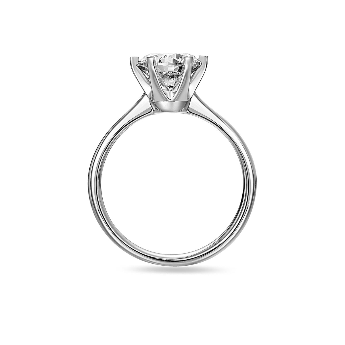 1.5ct Round Lab Diamond Solitaire Ring