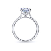 Platinum Oval 3ct Lab Diamond Ring