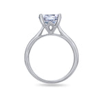 2.06ct Oval Lab Diamond Ring Solitaire