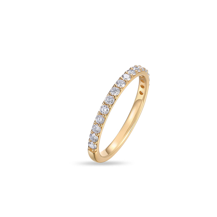 18ct Gold Lab Diamond Eternity Ring 0.40ct
