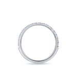 Platinum Natural Diamond band ring 0.40ct