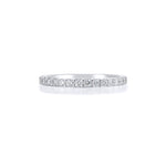 Platinum Natural Diamond band ring 0.40ct