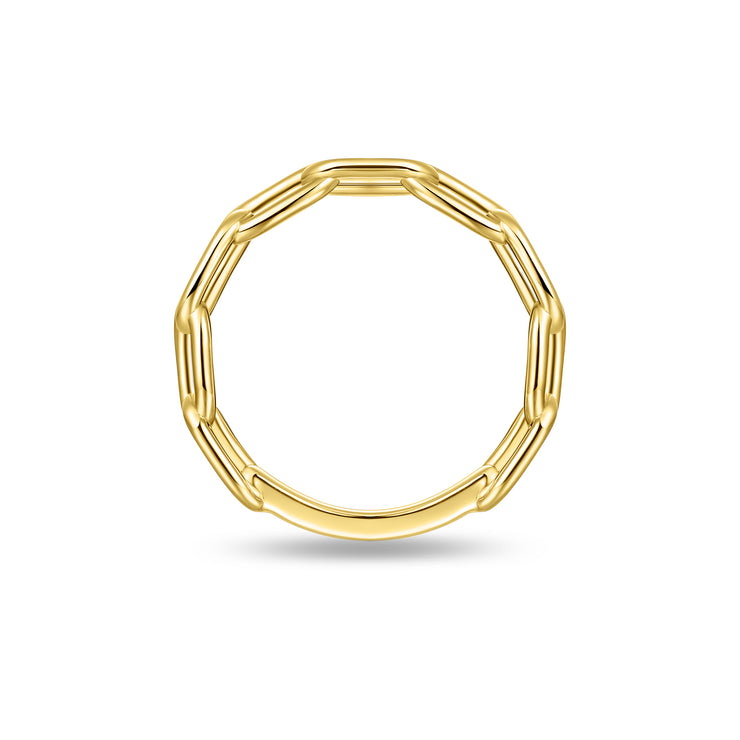 9ct gold chain ring