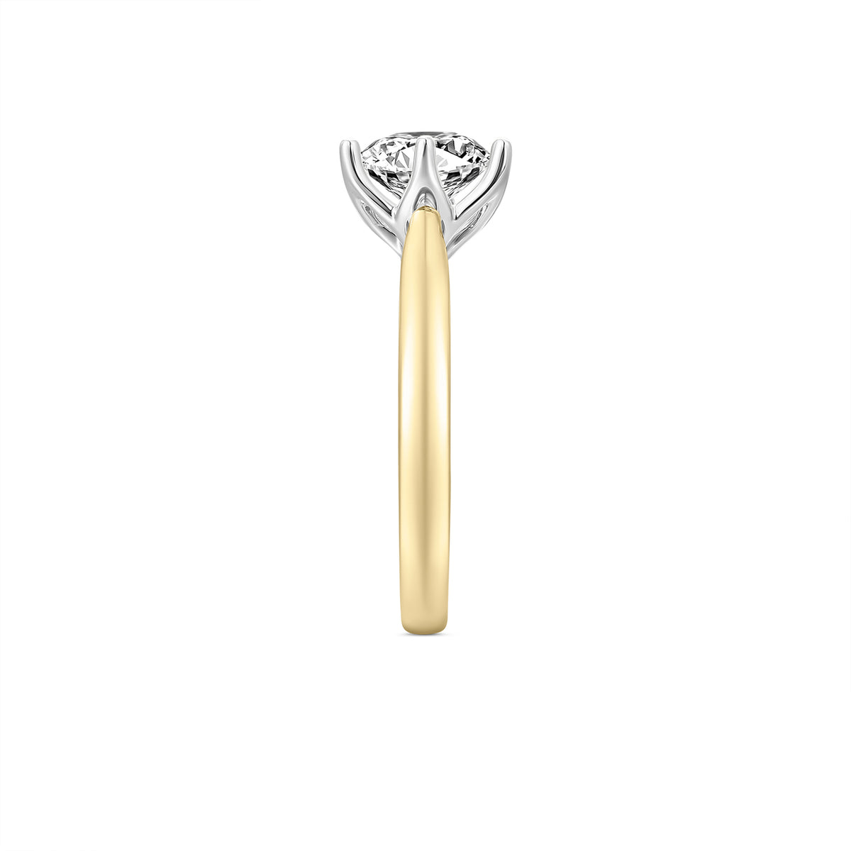 1.5ctRound Lab Diamond Solitaire with 6 Claws 18ct Gold