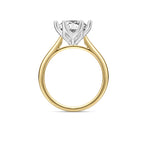 2.5ct Natural Diamond Round Solitaire with 6 claws