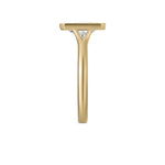 2ct Radiant Cut Lab Diamond in a 18ct gold Bezel Setting