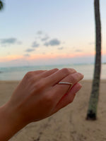 Organic Shape Diamond Ring