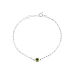 Sterling Silver Birthstone bracelet