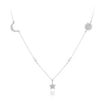 Sun Moon & Star Necklace