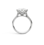 4ct Round Lab Grown Diamond Solitaire Ring in Platinum