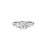 3 round stones 1.25ct Natural Diamond Ring