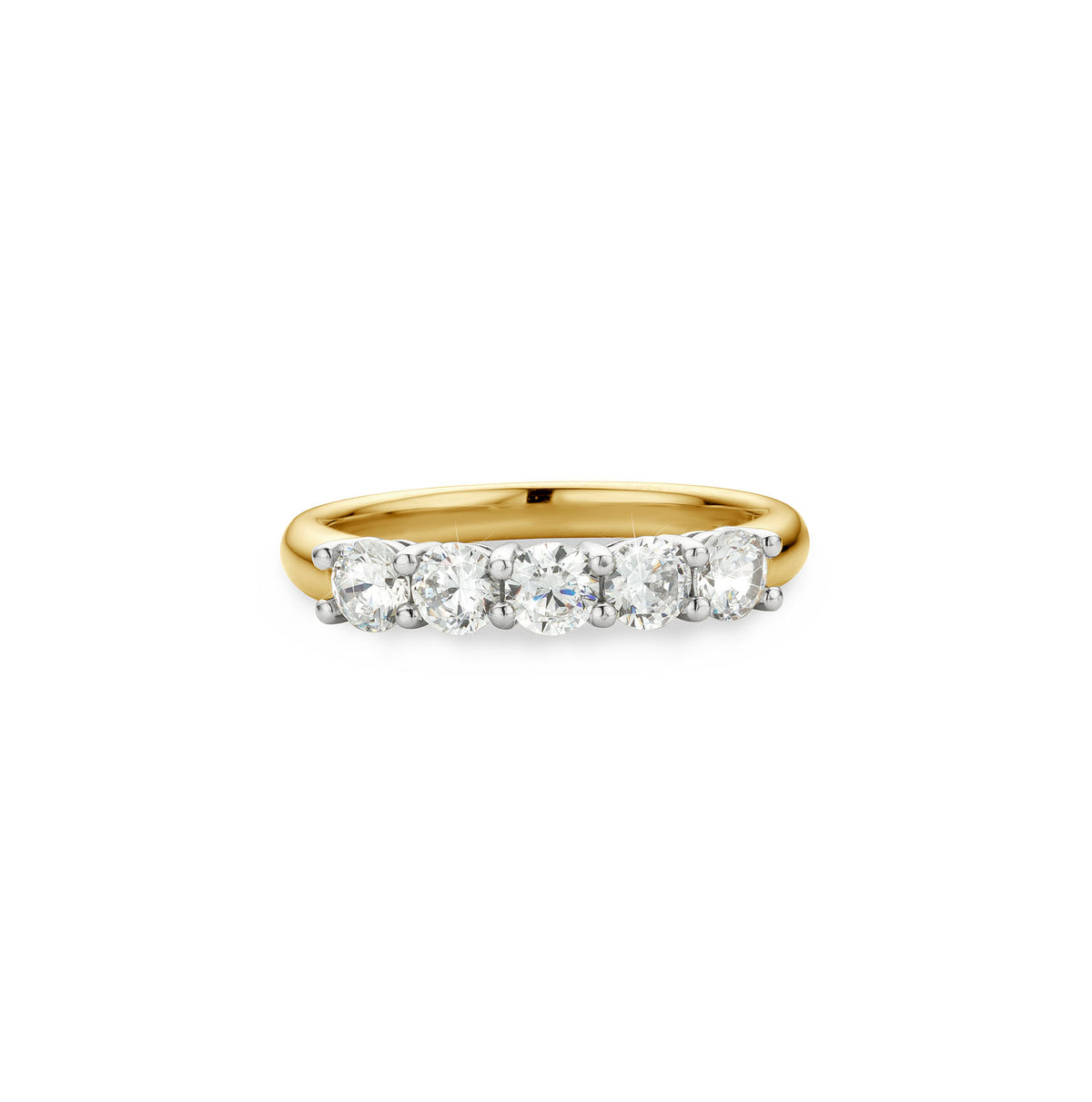 0.75ct Natural Diamond Eternity Ring in 18ct gold