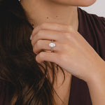 2ct Oval Lab Diamond Ring Solitaire