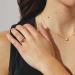Round Solitaire 1ct Lab Diamond Ring in 18ct Yellow Gold