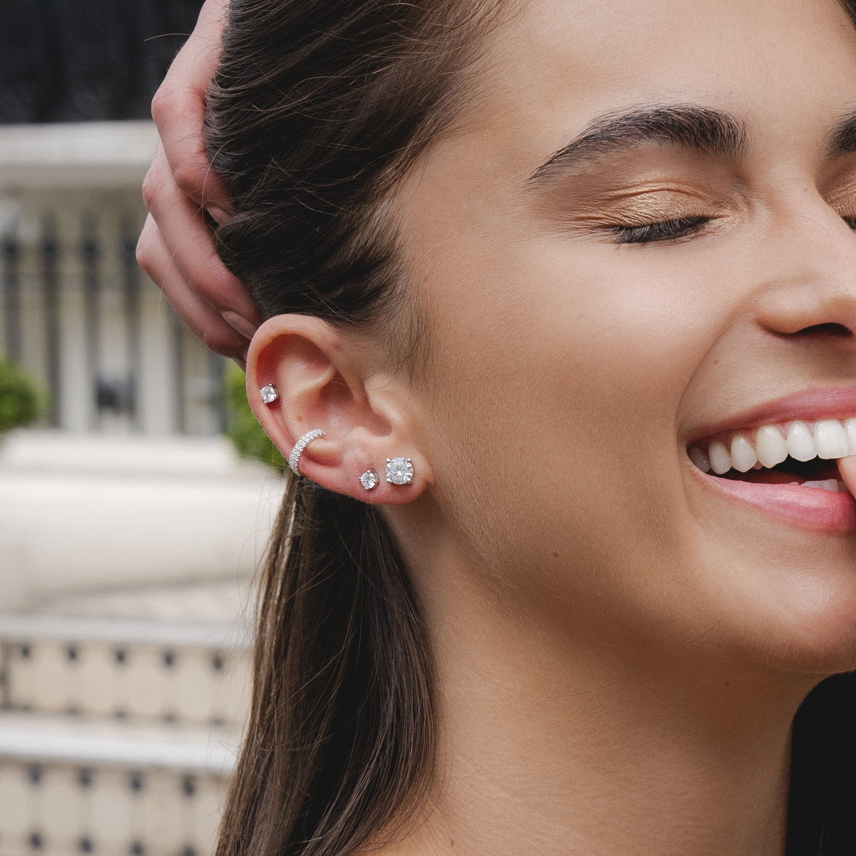 Silver Stud Earrings