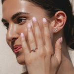 Platinum .50ct Round Natural Diamond Solitaire Ring