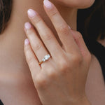 3 round stones 1.25ct Natural Diamond Ring