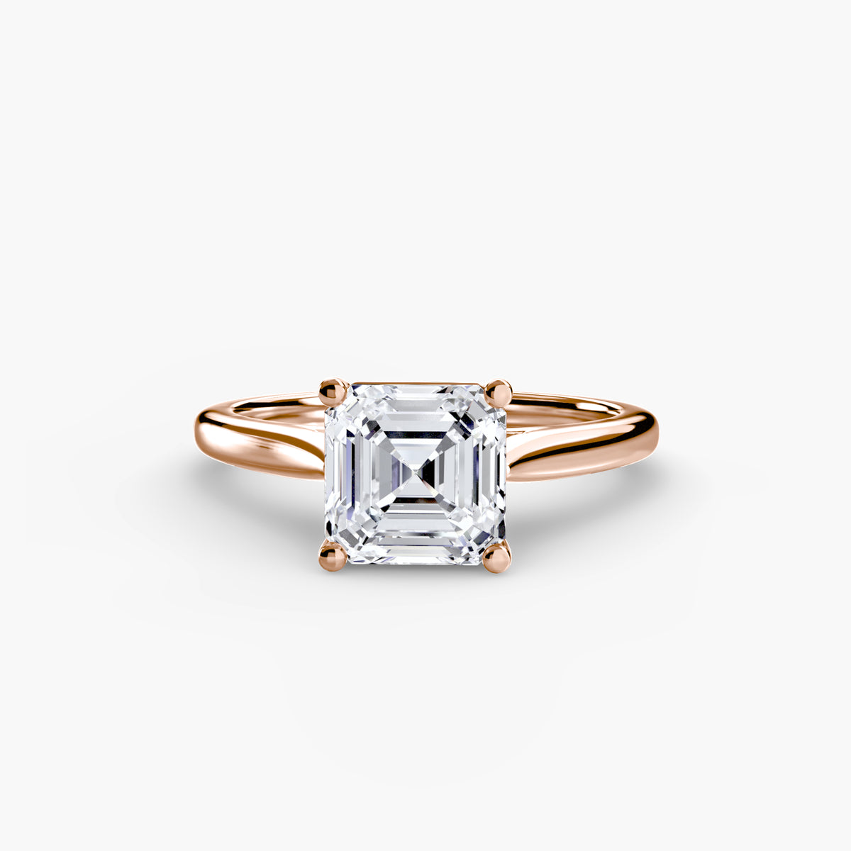 Cathedral Setting Solitaire Ring