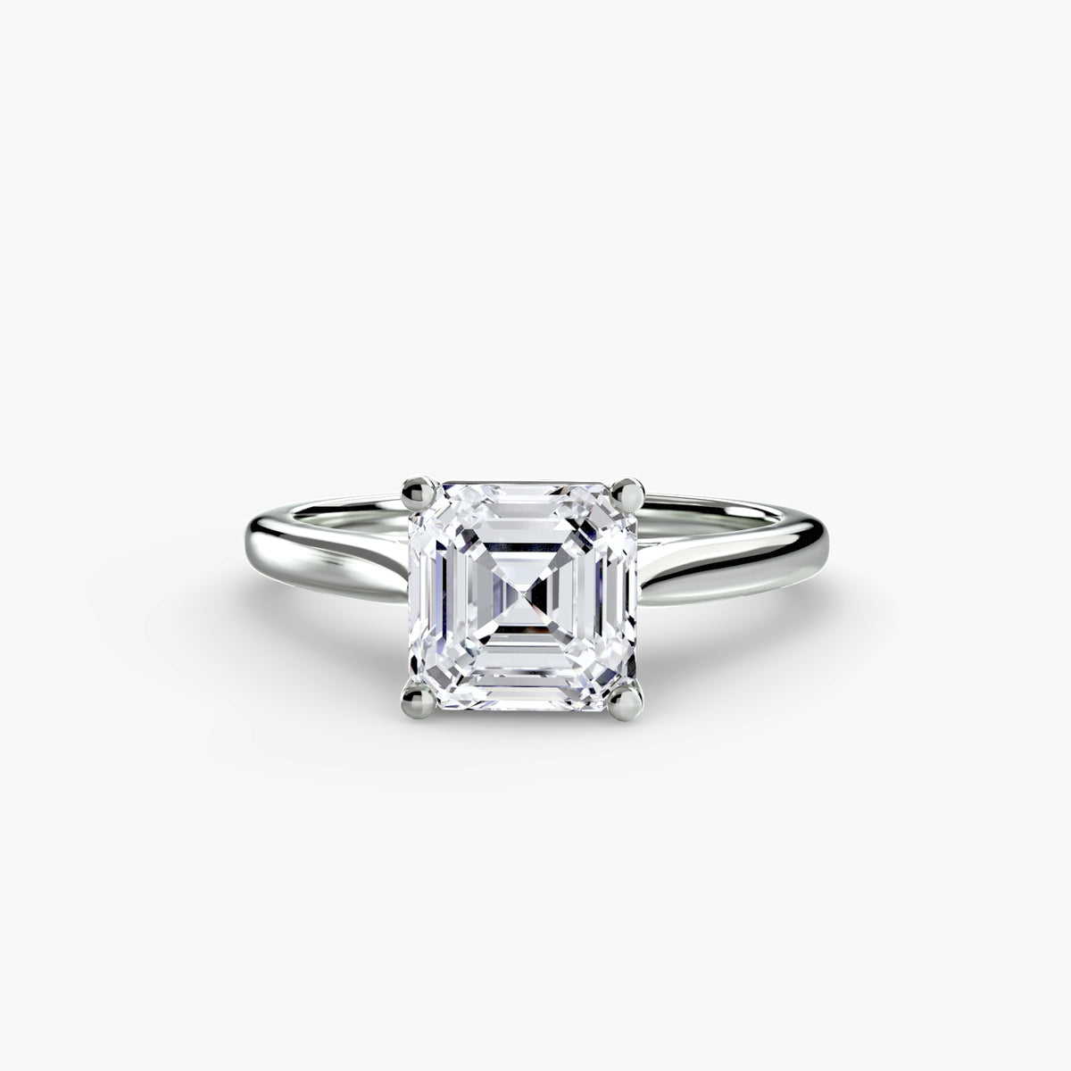 Cathedral Setting Solitaire Ring
