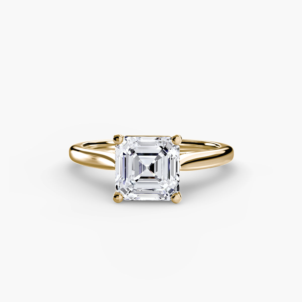 Cathedral Setting Solitaire Ring