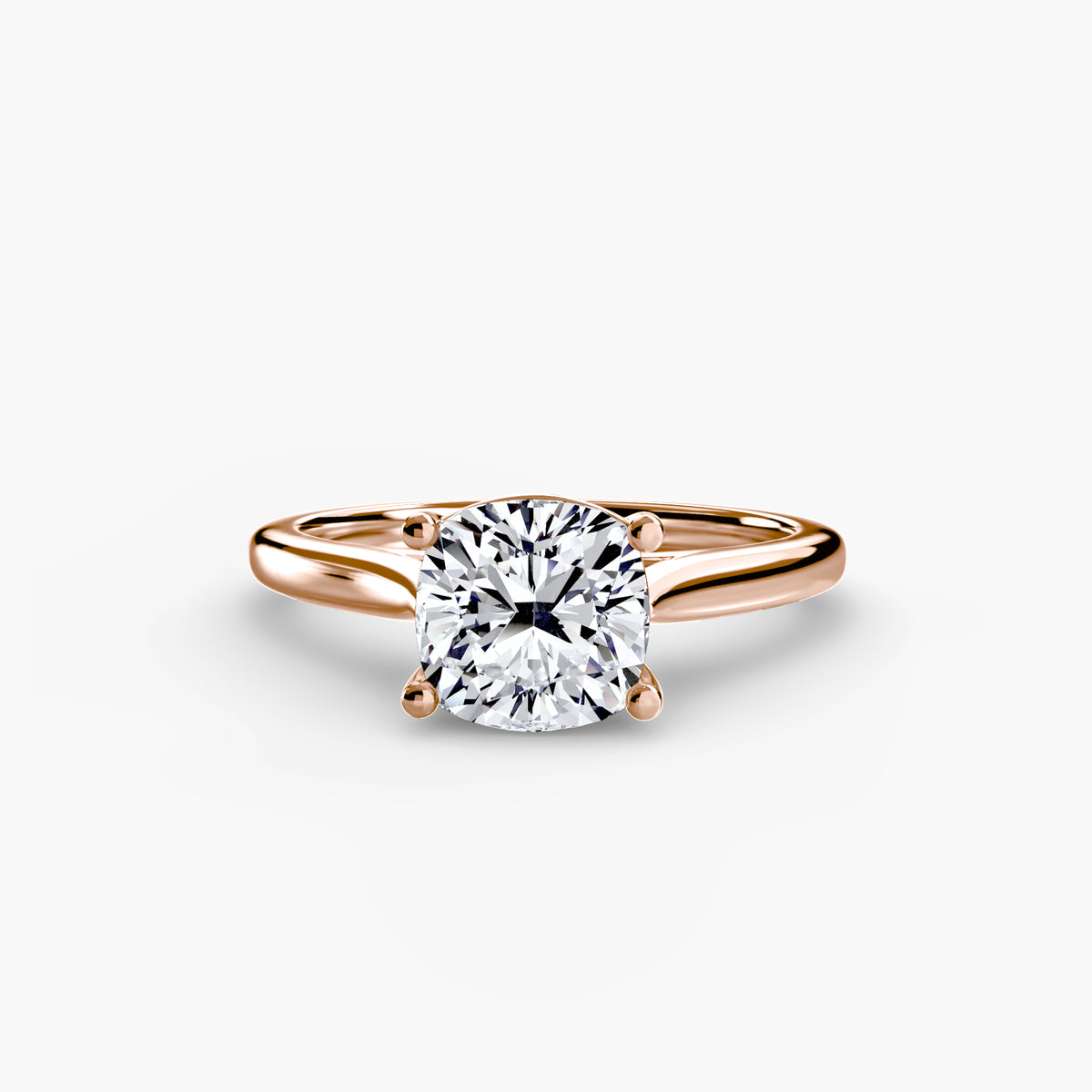 Cathedral Setting Solitaire Ring