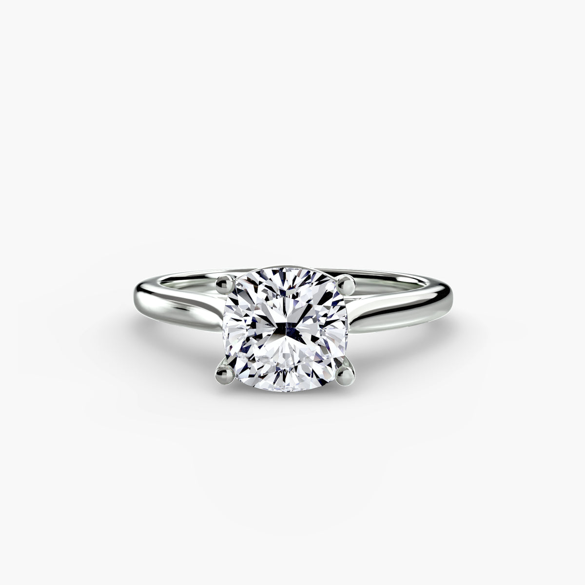 Cathedral Setting Solitaire Ring