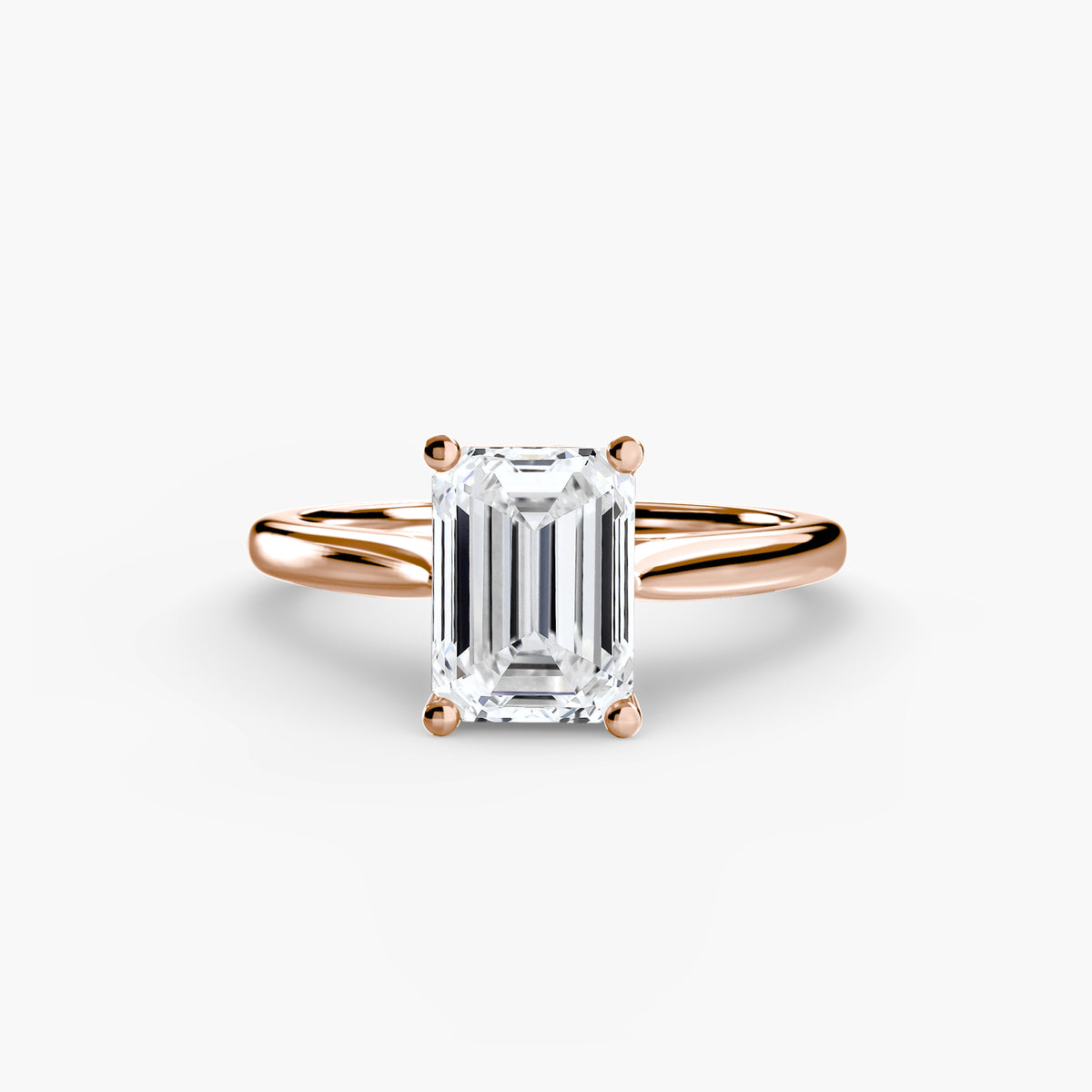 Cathedral Setting Solitaire Ring
