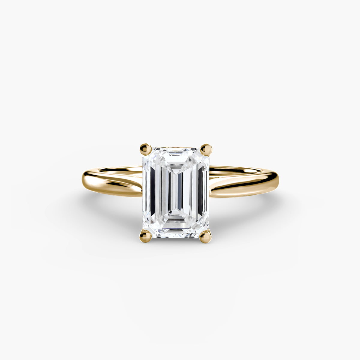 Cathedral Setting Solitaire Ring