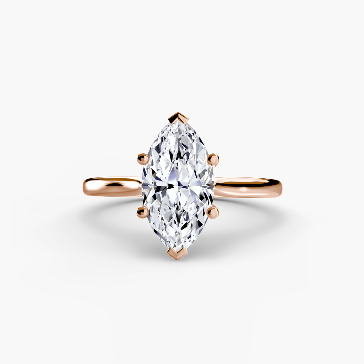 Cathedral Setting Solitaire Ring