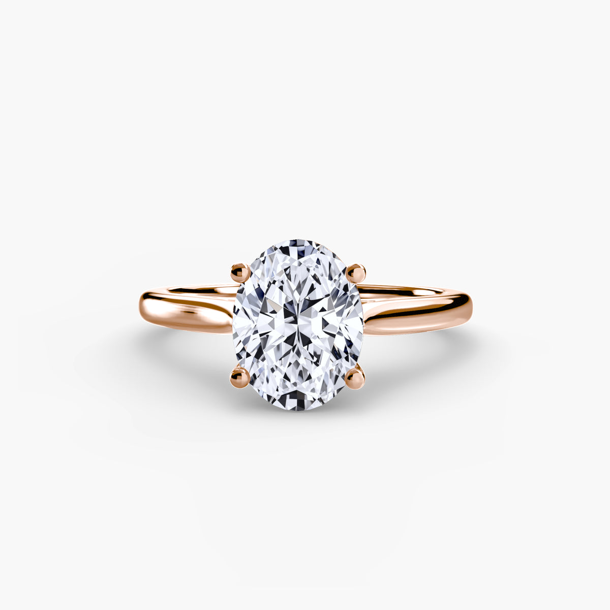 Cathedral Setting Solitaire Ring
