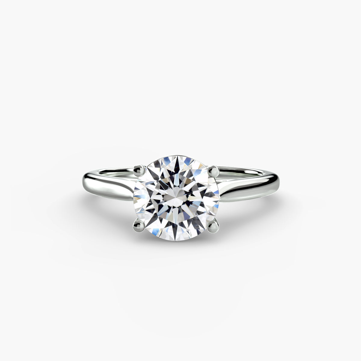 Cathedral Setting Solitaire Ring