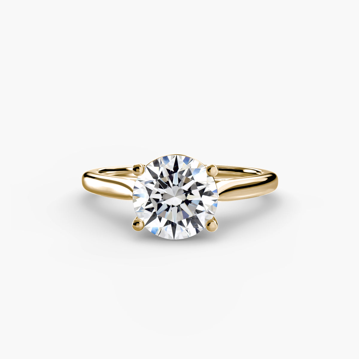Cathedral Setting Solitaire Ring
