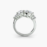 Modern Cluster Diamond Ring