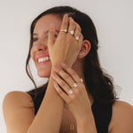 2ct Round Natural Diamond Ring with 4 claws