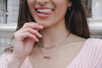 Engravable Silver Bar Necklace