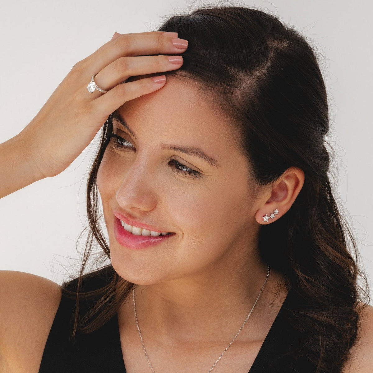 2ct Oval Lab Diamond Ring Solitaire