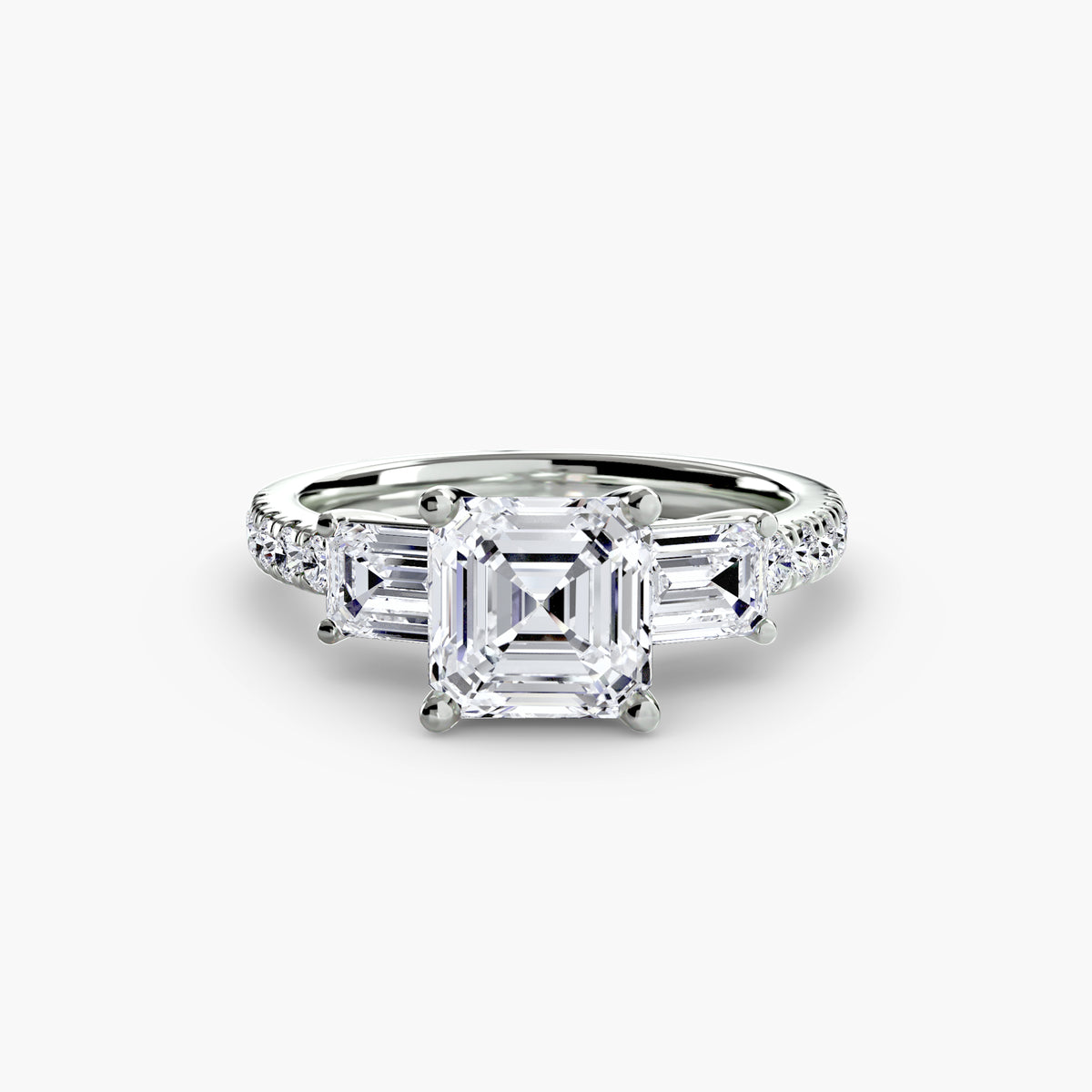 Trilogy with Emerald Diamond sides