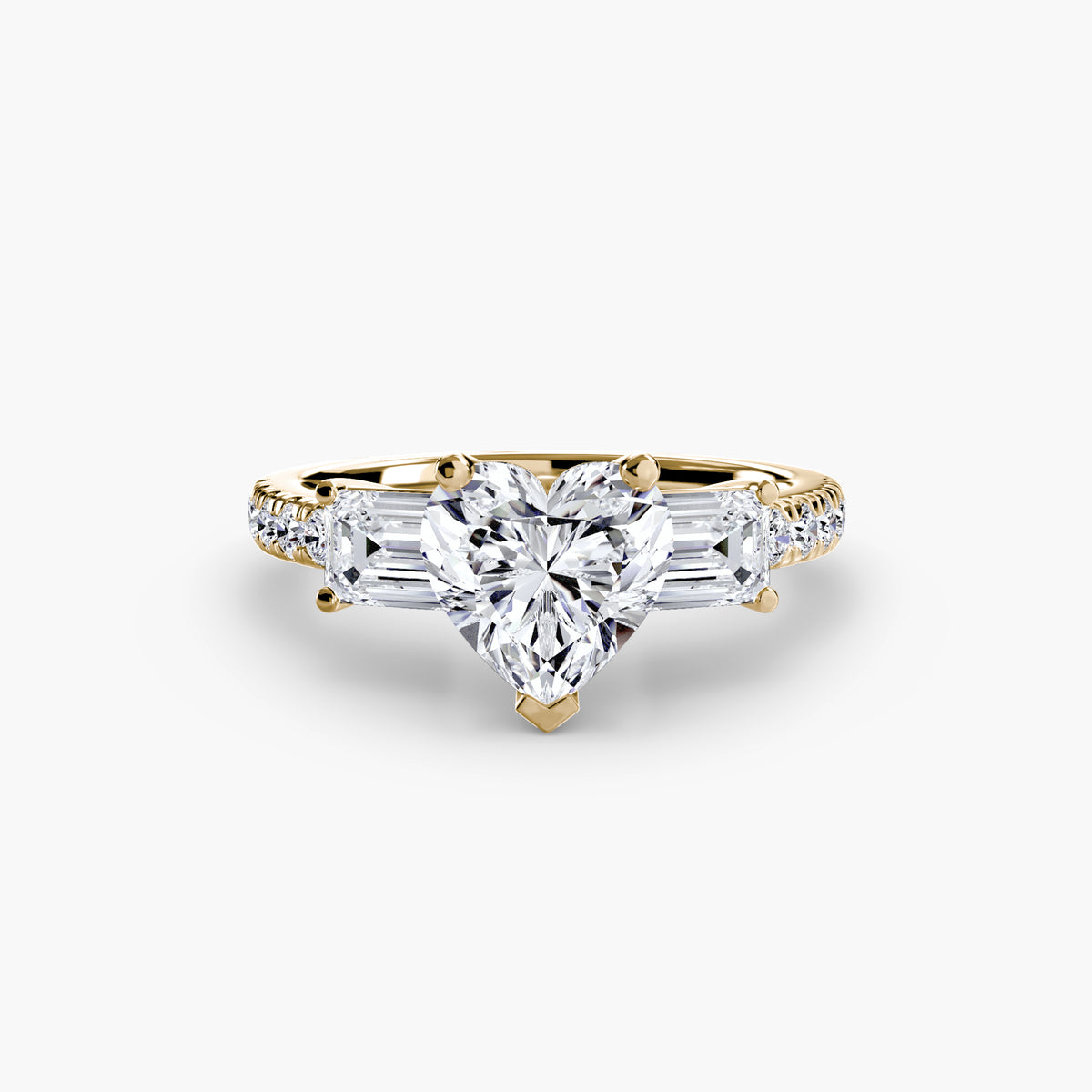 Trilogy with Emerald Diamond sides