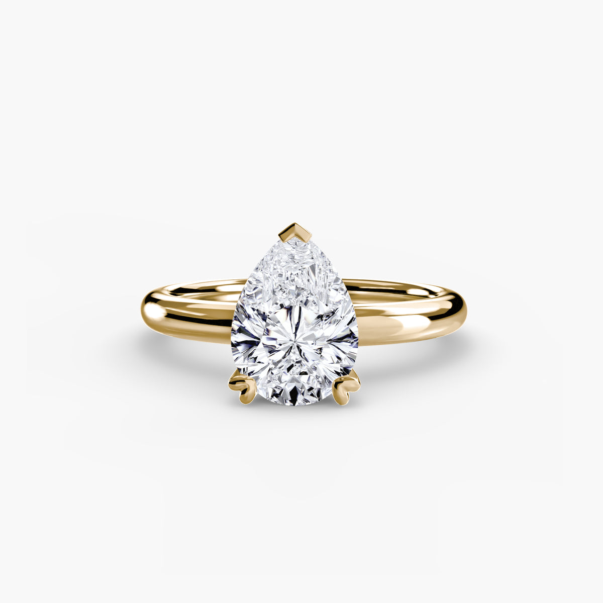 Butterfly Claw Solitaire Ring