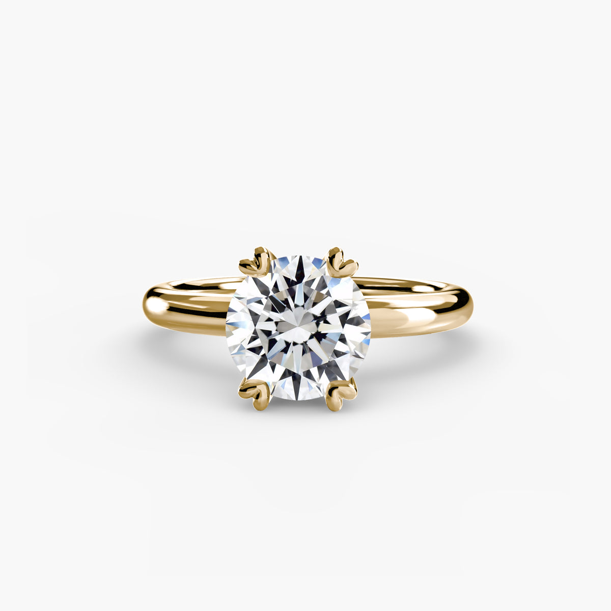 Butterfly Claw Solitaire Ring