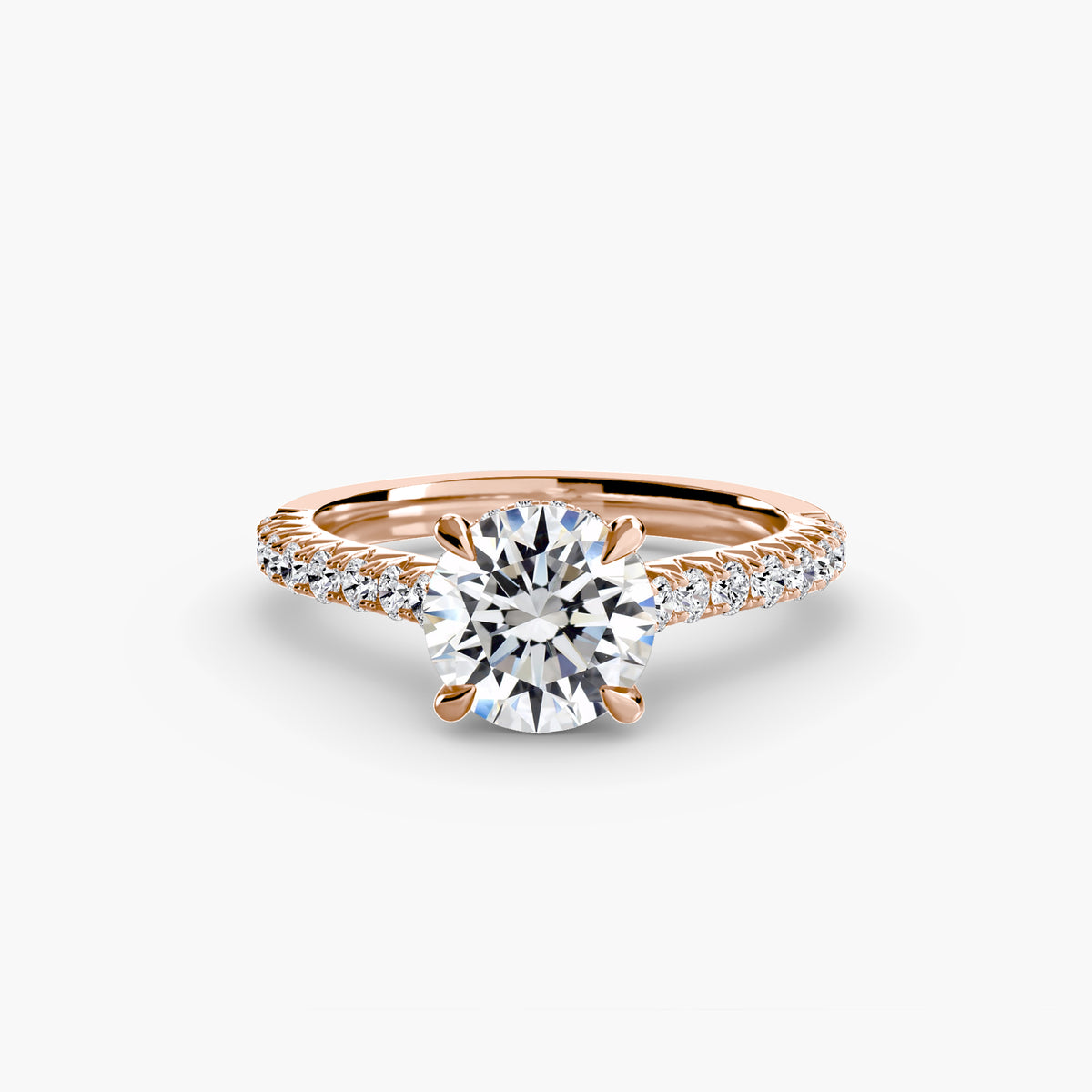 Solitaire with Pavé