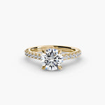 Solitaire with Pavé