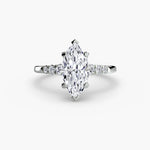 Solitaire with Tapered Accent Stones