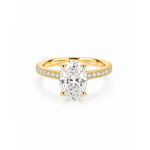 2.24ct Oval Solitaire in 18ct Gold
