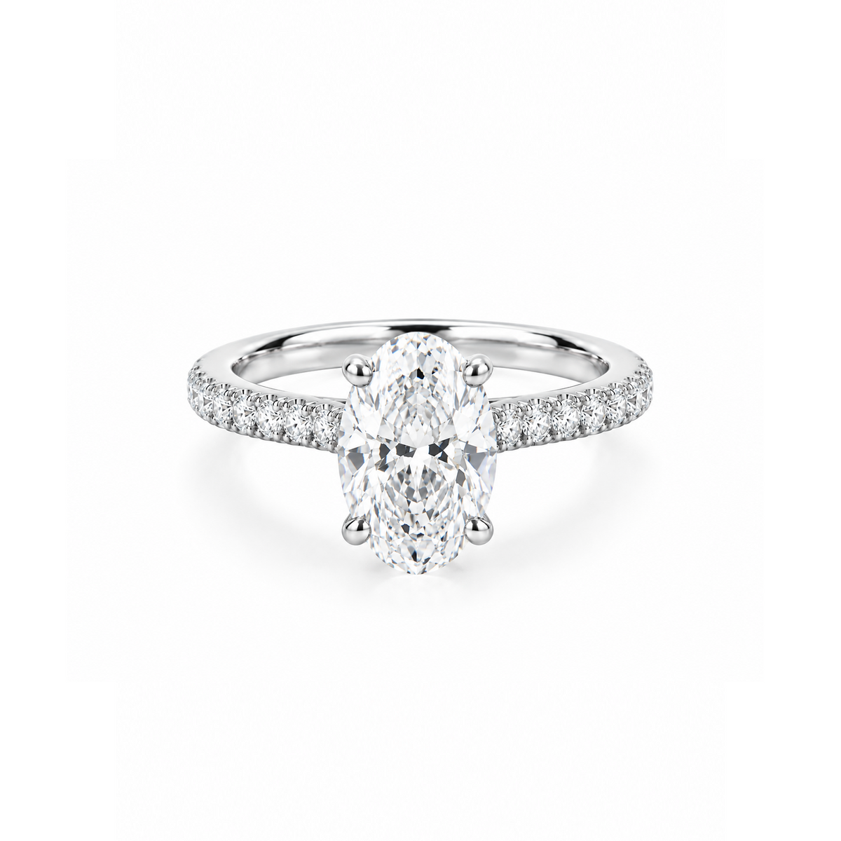 2.24ct Oval Solitaire in Platinum