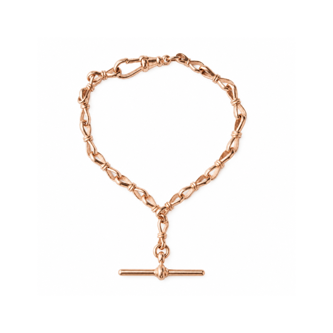 Pre-Owned 9ct Gold T-Bar Bracelet