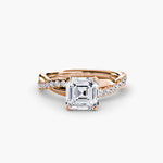 Twist Pavé Diamond Ring
