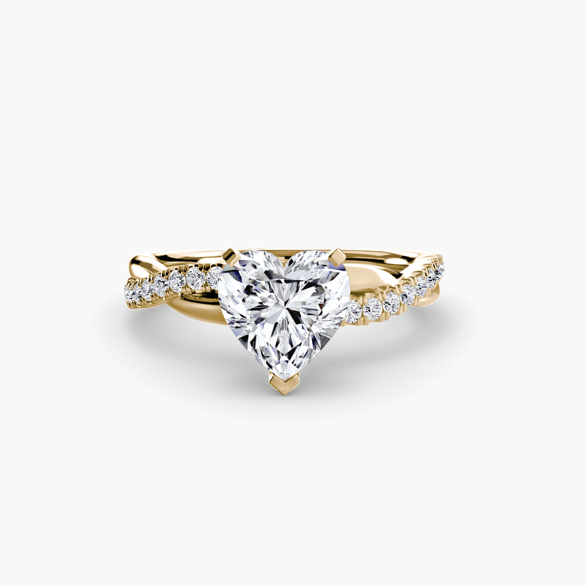 Twist Pavé Diamond Ring